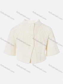 Wholesale Baby's Long Sleeve Mock Neck Button Front Plain Sweater Cardigan, LIUHUA CLOTHING WHOLESALE