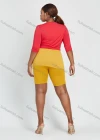 Wholesale Women's Plain Sleeveless Bateau Neck Top With Cardigan 3 Pieces Set - Liuhuamall