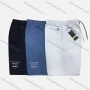 Wholesale Men's Casual 100%Cotton Plain Letter Print Drawstring Shorts preview
