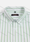 Wholesale Men's Casual Striped Buttons Down Long Sleeve Shirt - Liuhuamall