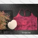 Wholesale Women's Racerback Sport Tie Dye Pads Bra Fitness Active Tank Tops Red Clothing Wholesale Market Liuhua