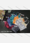Wholesale Women's Racerback Sport Tie Dye Pads Bra Fitness Active Tank Tops - Liuhuamall