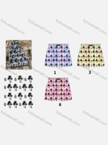 Wholesale Unisex Swim Trunks Quick Dry Tie Dye Tropical Graphic Drawstring Beach Shorts, LIUHUA CLOTHING WHOLESALE