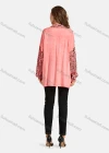 Wholesale Women's Casual Shirt Collar Long Sleeve Fake Pocket Button Front Leopard Print Tunic - Liuhuamall