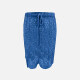 Women's Plain Woven Drawstring Skirt Blue Clothing Wholesale Market -LIUHUA