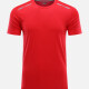 Men's Quick Dry Round Neck Plain Training Sport Reflective Stripes Active T-shirt Red Clothing Wholesale Market -LIUHUA