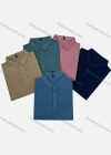 Wholesale Men's Casual Plain Short Sleeve Polo Shirt 163331# - Liuhuamall