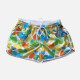 Women's Vacation Contrast Heart Print Drawstring Beach Shorts 2# Clothing Wholesale Market -LIUHUA