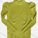 Wholesale Girl's Casual Mock Neck Long Sleeve Pullover Knit Sweater F619# Clothing Wholesale Market Liuhua