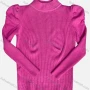 Wholesale Girl's Casual Mock Neck Long Sleeve Pullover Knit Sweater preview