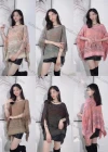 Wholesale Women's Casual Crew Neck Plain Scarf Trim Pullover Cape - Liuhuamall