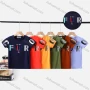Wholesale Boy's Casual Letter Print Round Neck Short Sleeve Modal Cotton Tee preview