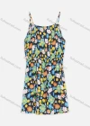 Wholesale Women's Spaghetti Strap Floral Print Cami Short Dress - Liuhuamall