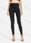 Wholesale Women's Casual High Waist Elastic Lace Panels Cropped Leggings - Liuhuamall