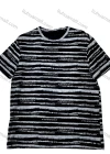 Wholesale Men's Striped T-Shirt - Soft Fabric, Subtle Text Design, Casual Comfort. Bulk Buy Now! - Liuhuamall