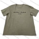 Wholesale Men's Olive Brown Tee - 'Great Artist | Encourage Growth' Print, Minimalist Casual Bulk Deals Olive Brown Clothing Wholesale Market Liuhua