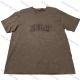 Wholesale Men's Brown Short Sleeve Tee - Chest 'GREAT' Graphic, Minimalist Casual Streetwear Bulk Order Brown Clothing Wholesale Market Liuhua