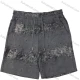 Wholesale Men's Dark Gray Abstract Printed Shorts – Drawstring Waist, Side Pockets, Casual Loose Fit Bulk Order Gray Clothing Wholesale Market Liuhua
