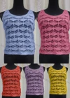 Wholesale Women's Casual Round Neck Hollow Out Knit Tank Top - Liuhuamall