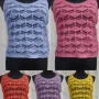 Wholesale Women's Casual Round Neck Hollow Out Knit Tank Top preview