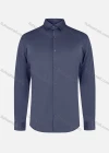 Wholesale Men's Business Plain Long Sleeve Shirt - Liuhuamall