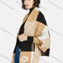 Wholesale Women's Casual Plaid Print Tassel Trim Shawl preview