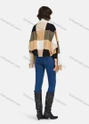Wholesale Women's Casual Plaid Print Tassel Trim Shawl - Liuhuamall