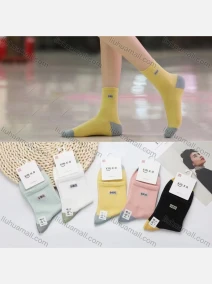 Wholesale Women's Comfy Crew Medium Cotton Socks (10 pairs of socks in one package), LIUHUA CLOTHING WHOLESALE