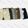 Wholesale Men's Casual Button Front Letter Label Flap Pockets Cargo Shorts preview