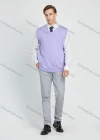 Wholesale Men's Classic Plain V Neck Sleeveless Jumpers Knit Sweater Vest - Liuhuamall