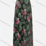 Wholesale Women's Casual Floral Print High Waist Pleated Midi Skirts preview