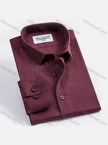 Wholesale Men's Bussiness Collared Long Sleeve Button Down Allover Print Dress Shirts, LIUHUA CLOTHING WHOLESALE