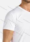 Wholesale Men's Cotton Basics Slim Fit Short Sleeve V Neck Plain T Shirt - Liuhuamall