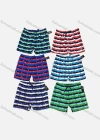 Wholesale Men's Casual Allover Print Striped Colorblock Drawstring Shorts 3# - Liuhuamall