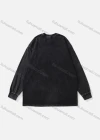 Wholesale Men's Fashion 100%Cotton Distressed Crew Neck Long Sleeve Graphic T-shirt SS15# - Liuhuamall