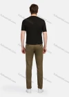 Wholesale Men's Casual Plain Straight Leg Ankle Length Pants Trousers - Liuhuamall