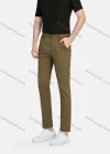 Wholesale Men's Casual Plain Straight Leg Ankle Length Pants Trousers - Liuhuamall