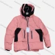 Wholesale Women's Casual Splicing Drawstring Plain Zipper Hooded Thermal Puffer Coat 33# Clothing Wholesale Market Liuhua