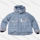 Wholesale Women's Casual Splicing Drawstring Flap Pockets Plain Hooded Thermal Puffer Coat 6# Clothing Wholesale Market Liuhua