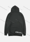Wholesale Men's Autumn Oversized Letter Print Kangaroo Pocket Drawstring Hoodie - Liuhuamall