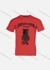 Wholesale Men's Casual Round Neck Rhinestone Skull Cartoon Letter Print Short Sleeve T-shirt - Liuhuamall