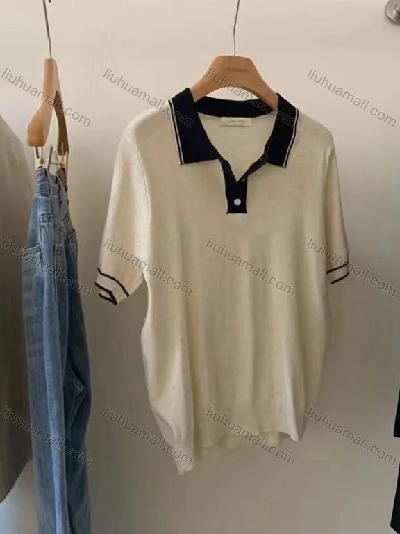 Wholesale Women's Casual Collared Short Sleeve Polo Shirt M921#