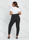 Wholesale Women's Plus Size High Waist Striped Slim Fit Ankle Length Trousers With Drawstring - Liuhuamall