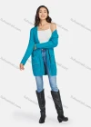 Wholesale Women's Casual Long Sleeve Patch Pockets Plain Knit Cardigan - Liuhuamall