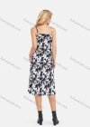 Wholesale Women's Corduroy Beauty Spaghetti Strap Ditsy Floral Rib-Knit Knee Length Cami Dress - Liuhuamall