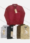 Wholesale Men's Casual Collared Long Sleeve Plain Button Down Shirt - Liuhuamall