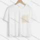 Wholesale Women's Casual Plain Short Sleeve Crew Neck Splicing Crochet Tee 2085# White Clothing Wholesale Market Liuhua