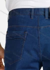 Wholesale Men's Casual Straight Leg Zipper Fly Multiple Pockets Plain Jeans - Liuhuamall