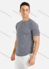 Wholesale Men's Round Neck Short Sleeve Space Dye Print T Shirt - Liuhuamall