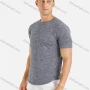 Wholesale Men's Round Neck Short Sleeve Space Dye Print T Shirt preview